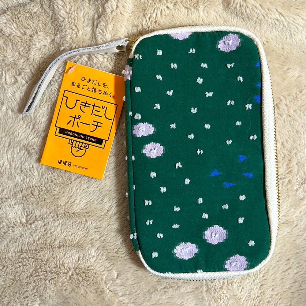 Hobonichi Small Pouch (Makino Collection: Desk Garden) NWT